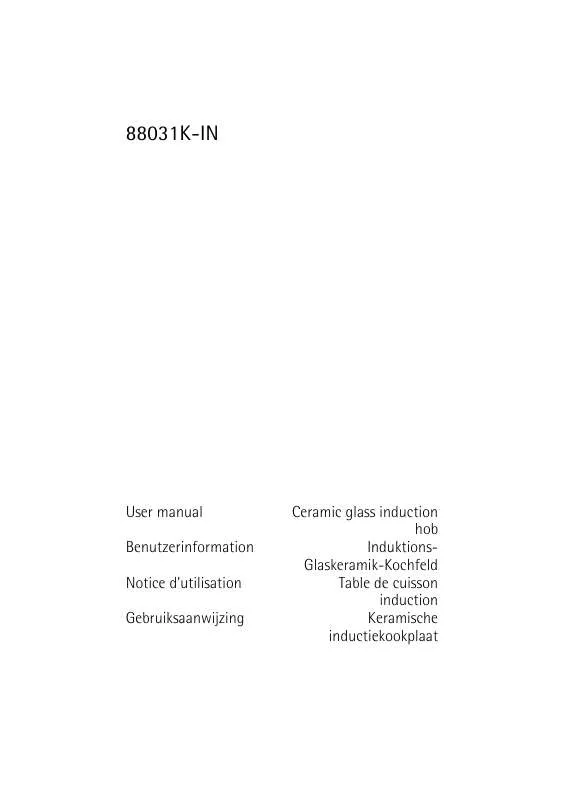 Mode d'emploi AEG-ELECTROLUX 88031K-IN
