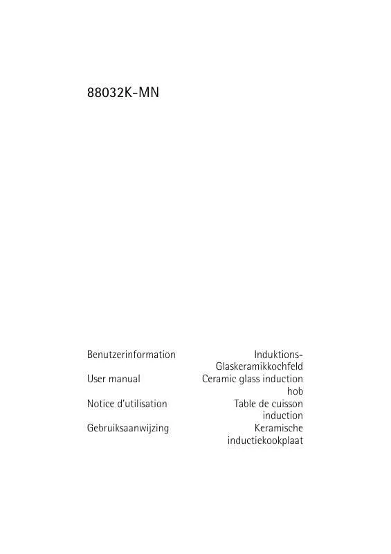 Mode d'emploi AEG-ELECTROLUX 88032 K-MN