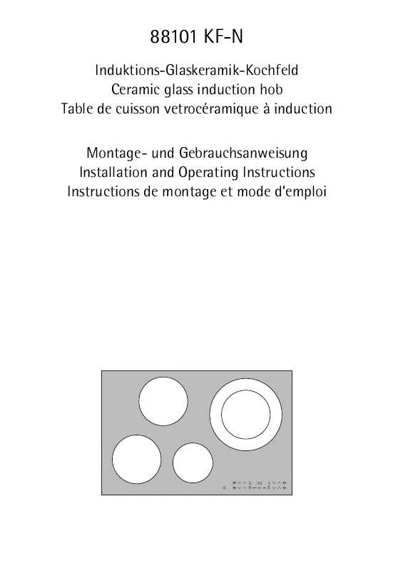 Mode d'emploi AEG-ELECTROLUX 88101KF-N 99O