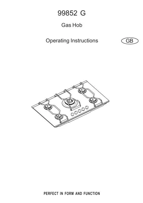 Mode d'emploi AEG-ELECTROLUX 99852G-A