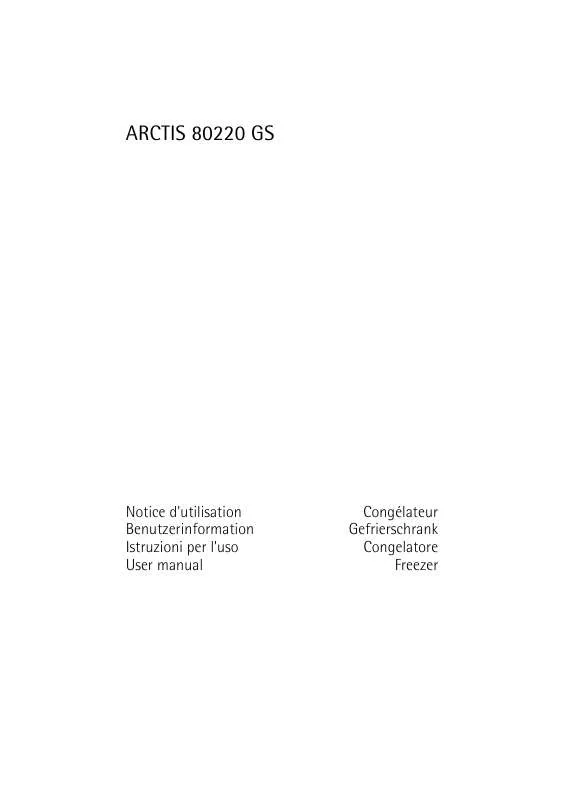 Mode d'emploi AEG-ELECTROLUX A80220GS