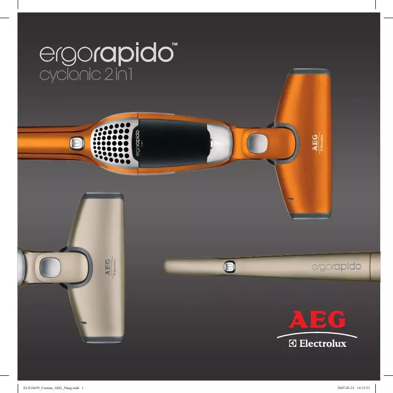 Mode d'emploi AEG-ELECTROLUX AG811