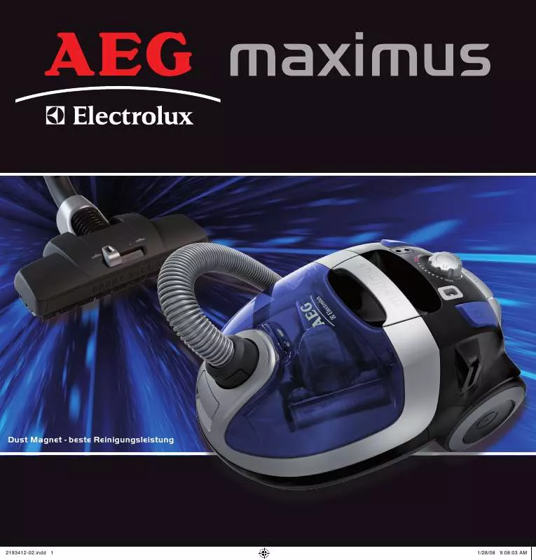 Mode d'emploi AEG-ELECTROLUX AMX7015