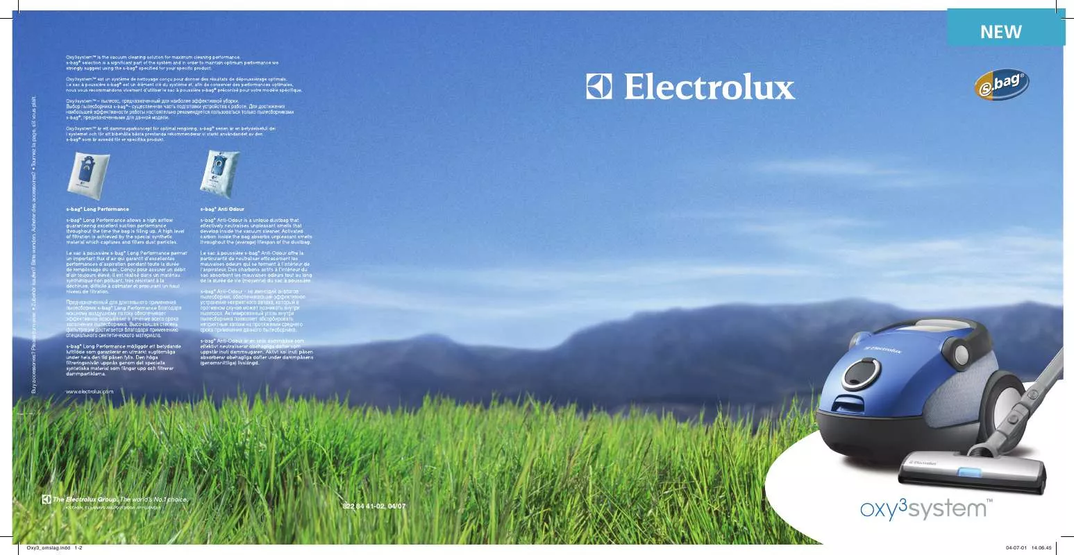 Mode d'emploi AEG-ELECTROLUX AOS 9310