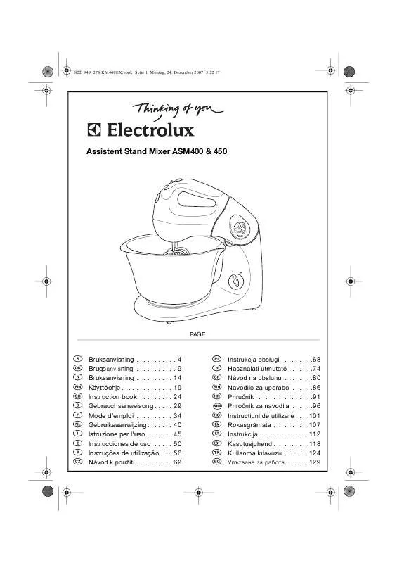 Mode d'emploi AEG-ELECTROLUX ASM400