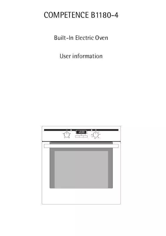 Mode d'emploi AEG-ELECTROLUX B1180-4-B UK