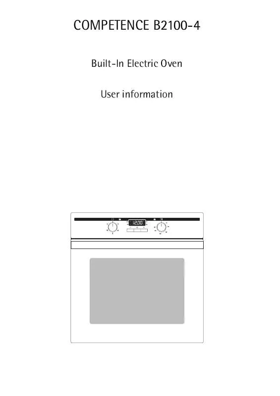 Mode d'emploi AEG-ELECTROLUX B2100-4 B UK R07