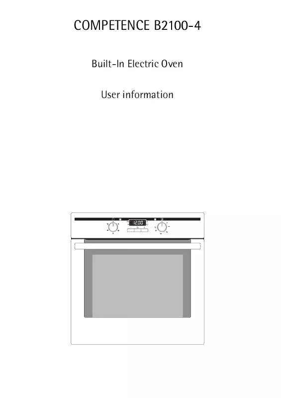 Mode d'emploi AEG-ELECTROLUX B2100-4-B UK