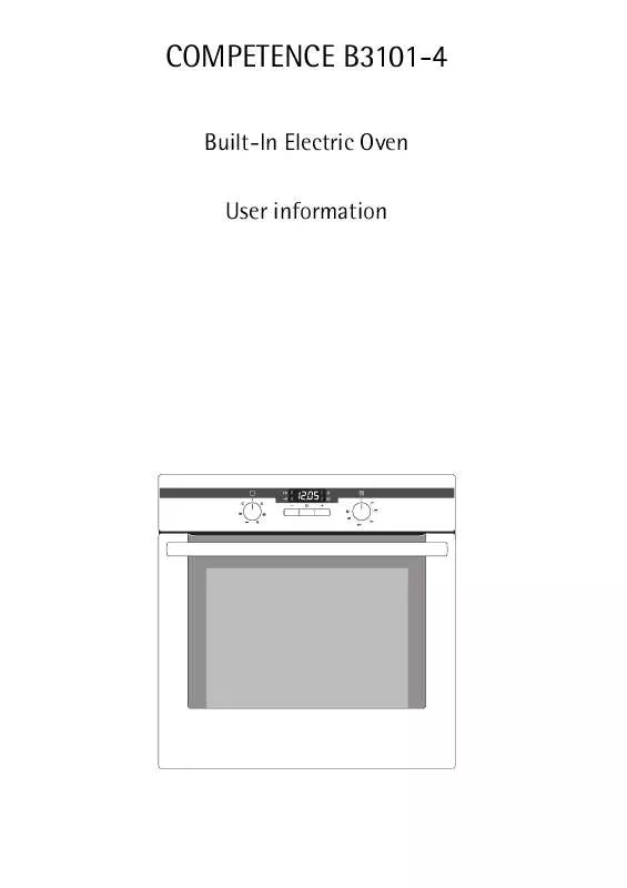 Mode d'emploi AEG-ELECTROLUX B3101-4-M UK