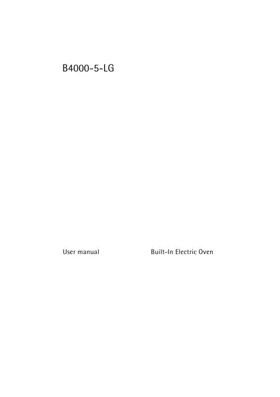 Mode d'emploi AEG-ELECTROLUX B4000-5-LG