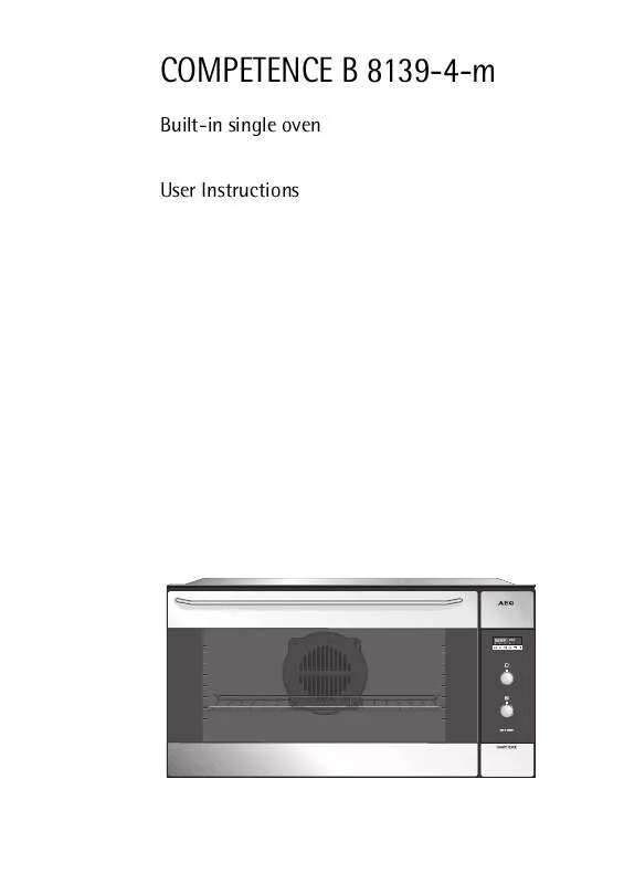 Mode d'emploi AEG-ELECTROLUX B8139-4-M