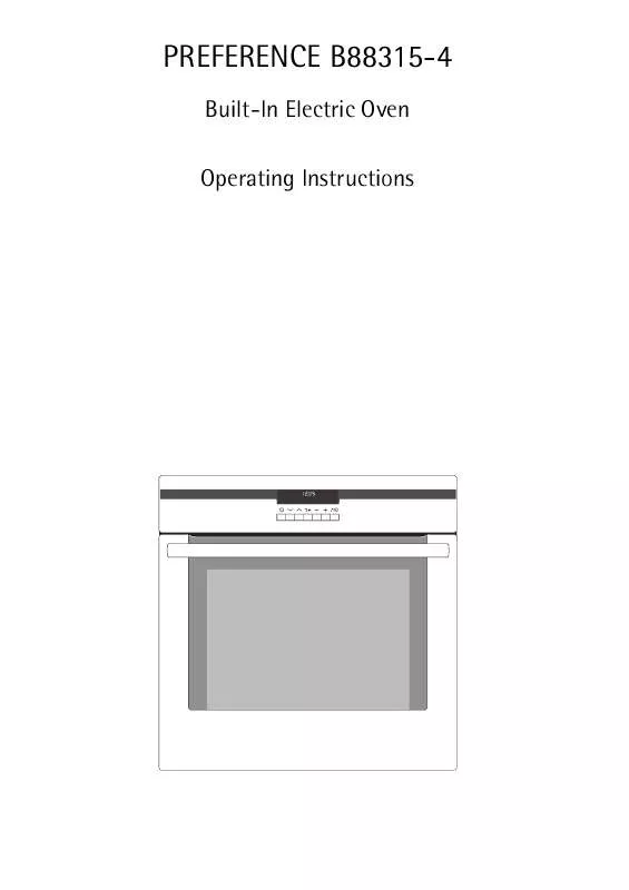 Mode d'emploi AEG-ELECTROLUX B88315-4-A NORDIC R0