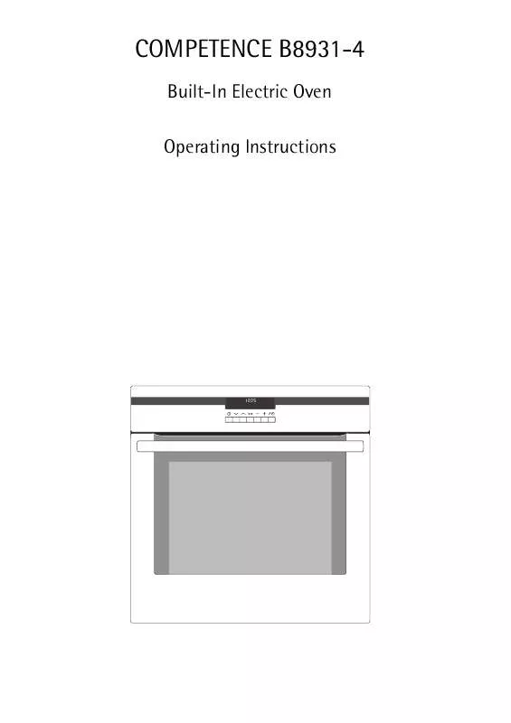 Mode d'emploi AEG-ELECTROLUX B8931-4-A NORDIC