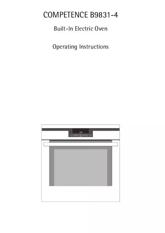 Mode d'emploi AEG-ELECTROLUX B9831-4-M NORDIC R05