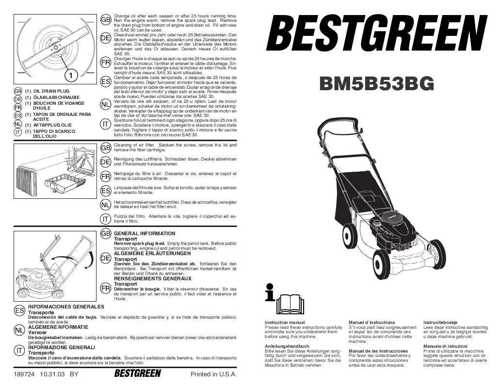 Mode d'emploi AEG-ELECTROLUX BM5B53BG