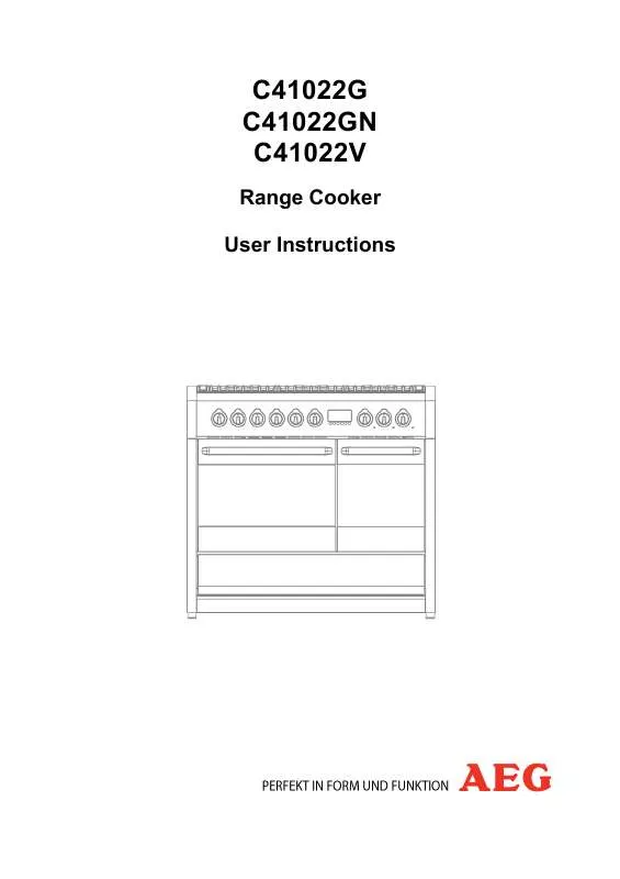 Mode d'emploi AEG-ELECTROLUX C41022V-M