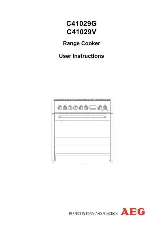 Mode d'emploi AEG-ELECTROLUX C41029G-M