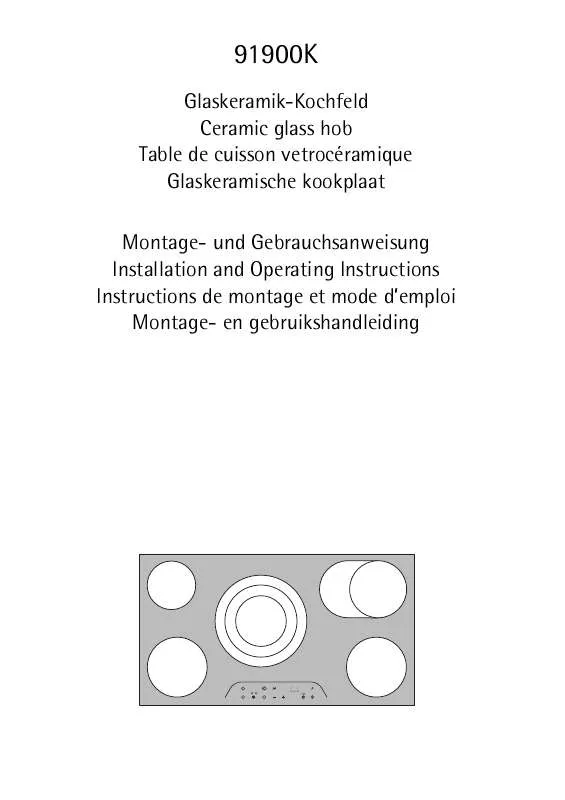 Mode d'emploi AEG-ELECTROLUX C91900K-MNX05