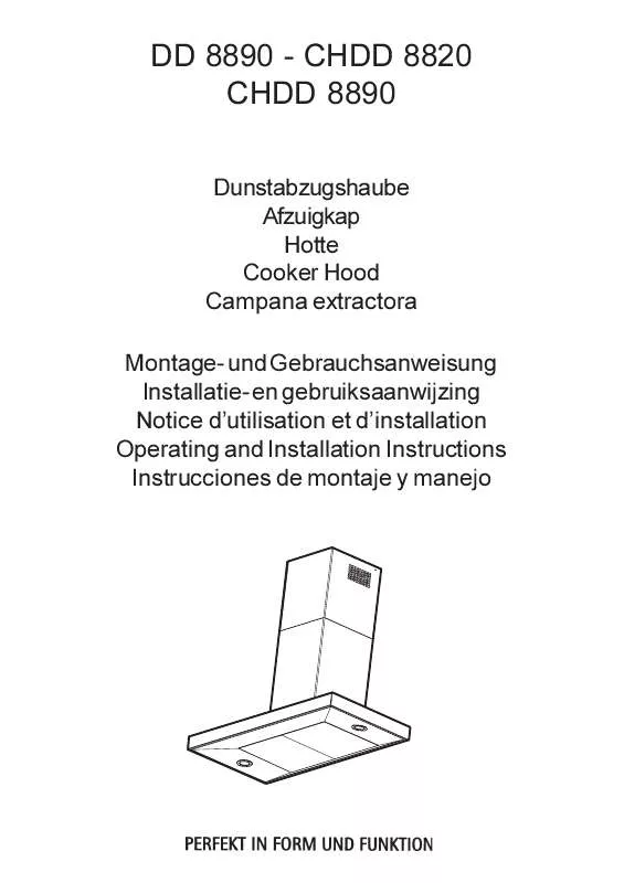 Mode d'emploi AEG-ELECTROLUX CHDD8890-A/GB