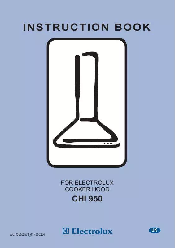 Mode d'emploi AEG-ELECTROLUX CHI950X