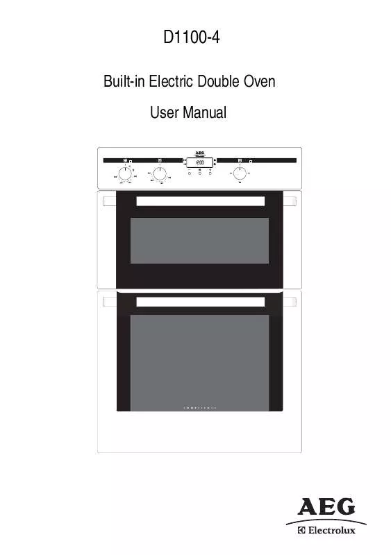 Mode d'emploi AEG-ELECTROLUX D1100-4-W