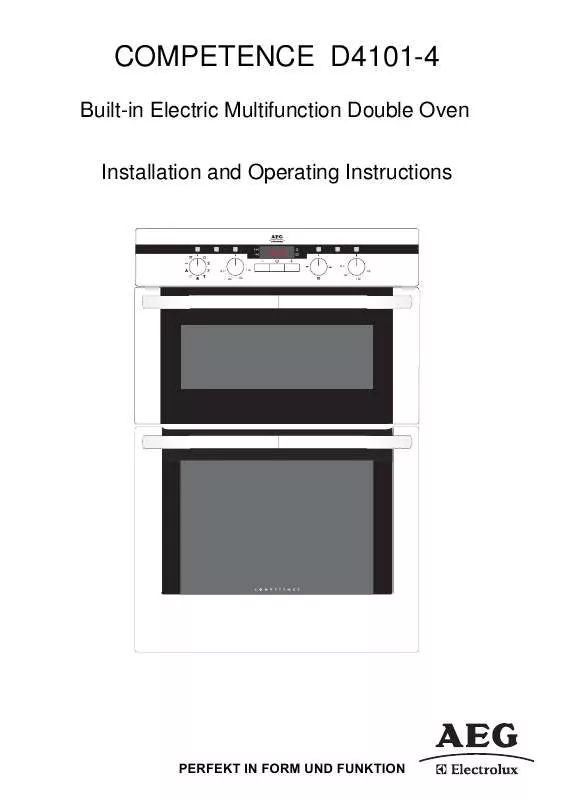 Mode d'emploi AEG-ELECTROLUX D4101-4-M(ST.STEEL)