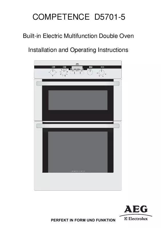 Mode d'emploi AEG-ELECTROLUX D5701-5-M