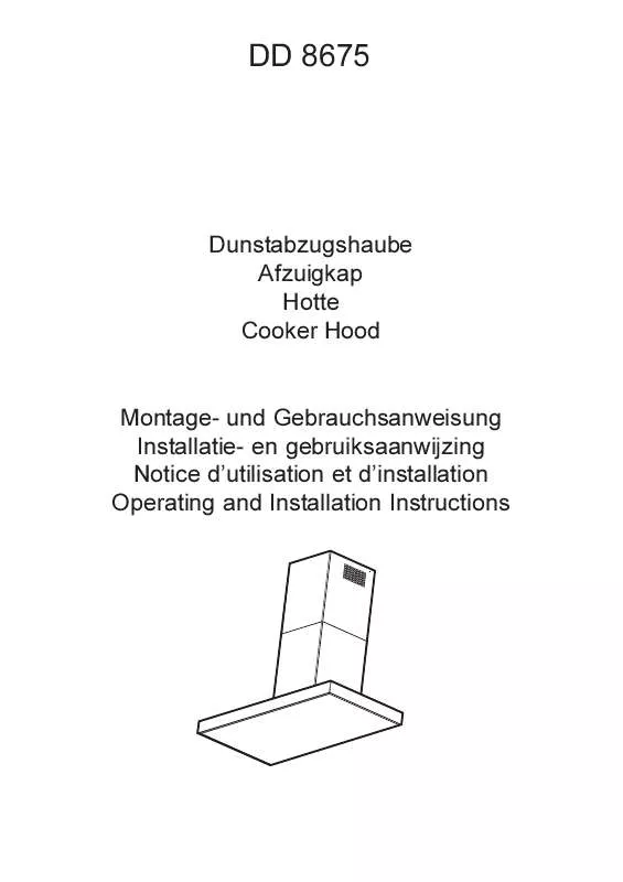 Mode d'emploi AEG-ELECTROLUX DD8675-M