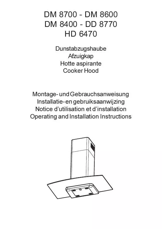 Mode d'emploi AEG-ELECTROLUX DD8770-M