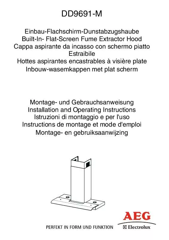 Mode d'emploi AEG-ELECTROLUX DD9691-M