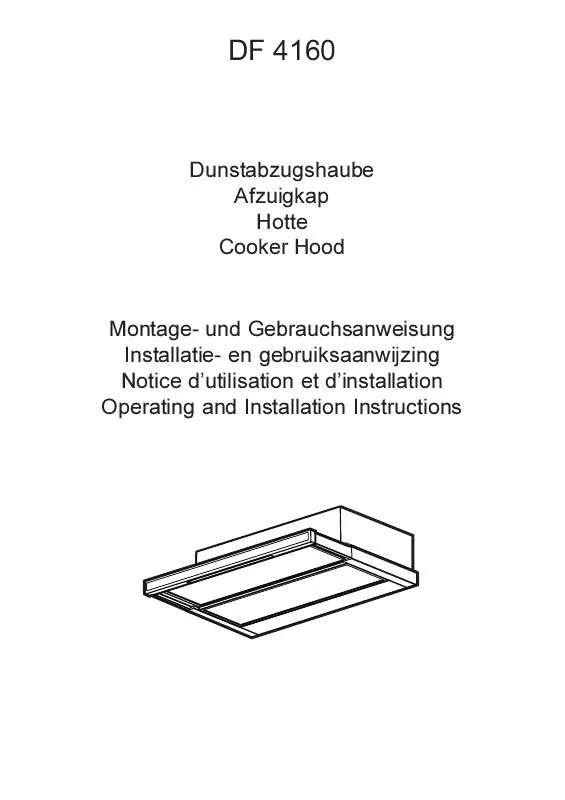 Mode d'emploi AEG-ELECTROLUX DF4160-ML