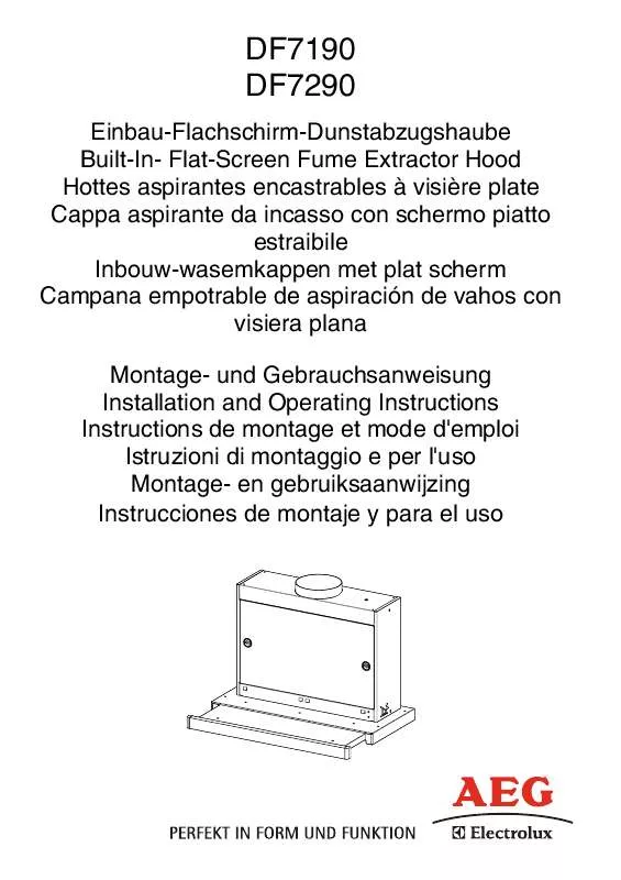 Mode d'emploi AEG-ELECTROLUX DF7190-M