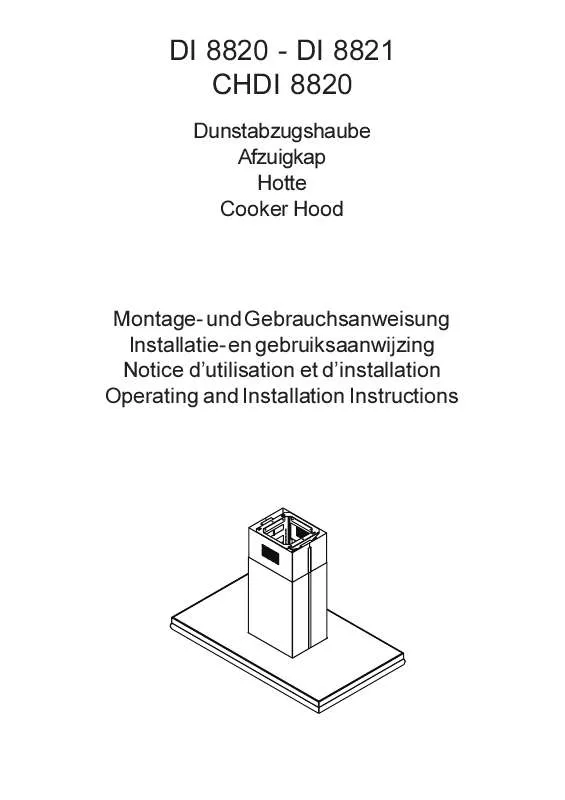 Mode d'emploi AEG-ELECTROLUX DI8821M