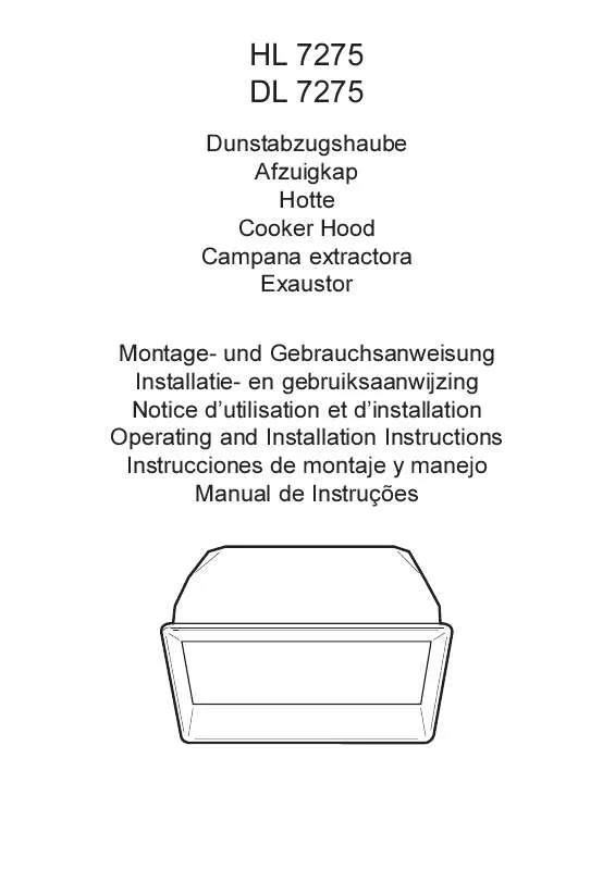 Mode d'emploi AEG-ELECTROLUX DL7275-M9