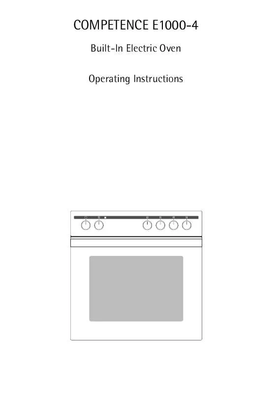 Mode d'emploi AEG-ELECTROLUX E1000-4-D R05