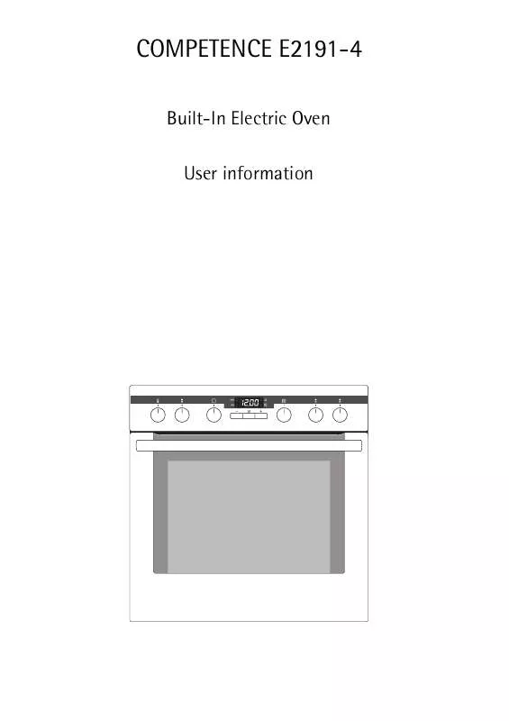 Mode d'emploi AEG-ELECTROLUX E2191-4-A