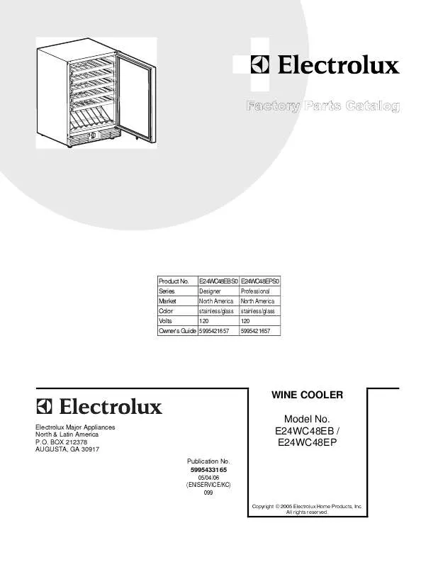 Mode d'emploi AEG-ELECTROLUX E24WC48EBS