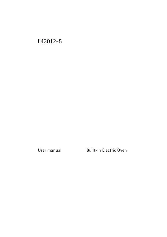 Mode d'emploi AEG-ELECTROLUX E43012-5-D DE R08