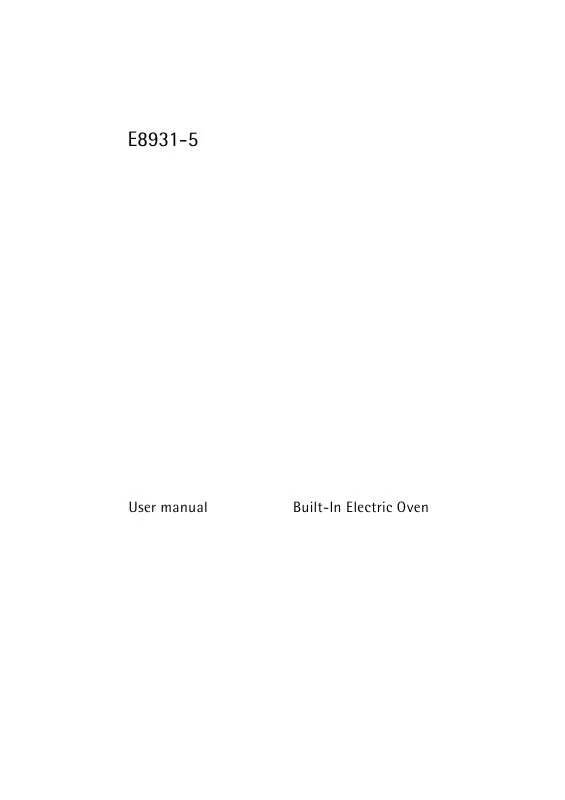 Mode d'emploi AEG-ELECTROLUX E8931-5-M EU R08