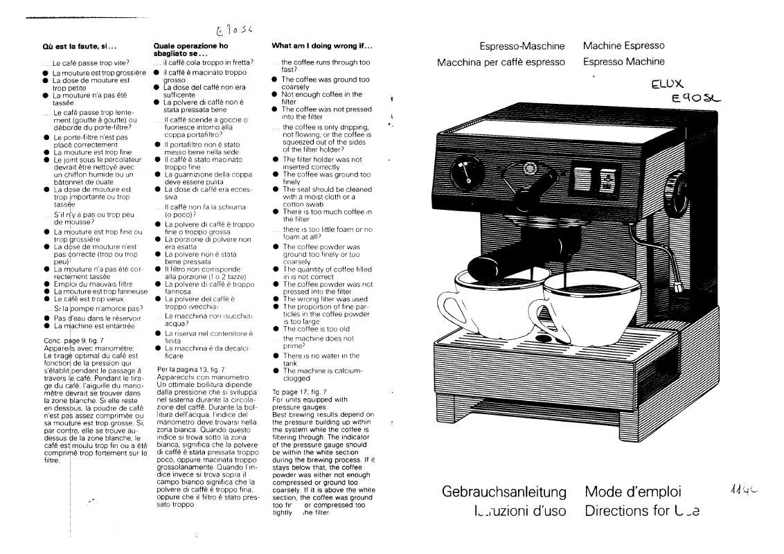 Mode d'emploi AEG-ELECTROLUX E90SLE