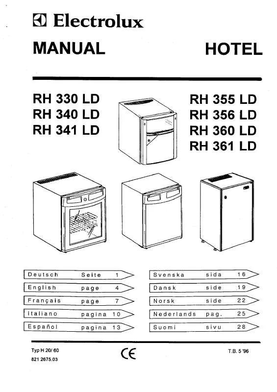 Mode d'emploi AEG-ELECTROLUX EA330