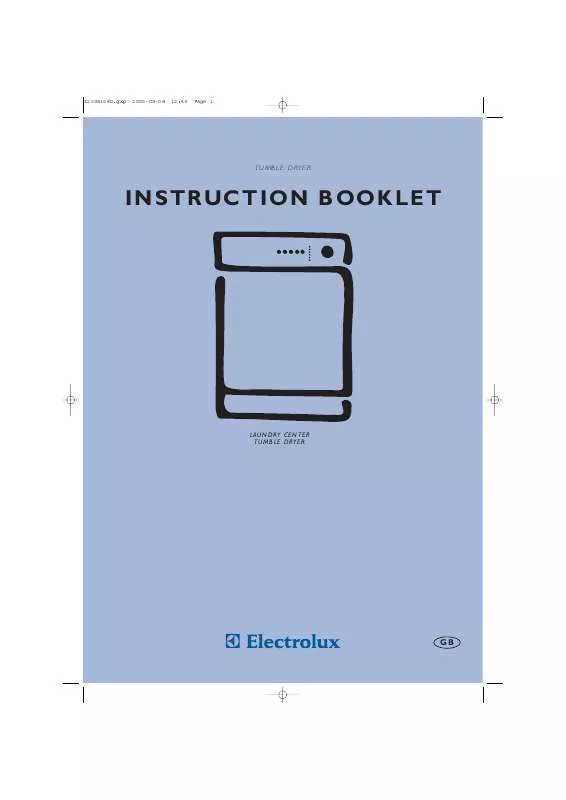 Mode d'emploi AEG-ELECTROLUX EDC5345