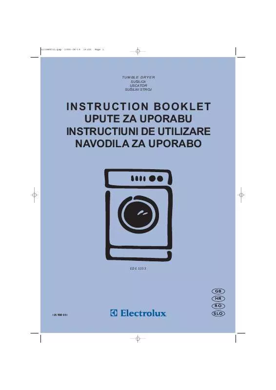 Mode d'emploi AEG-ELECTROLUX EDE5355