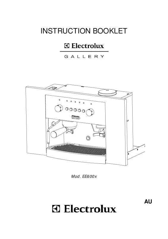 Mode d'emploi AEG-ELECTROLUX EE600X