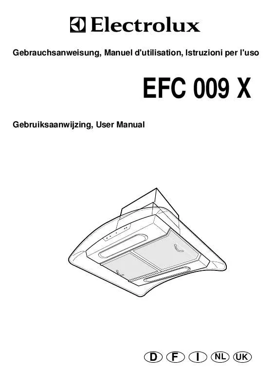 Mode d'emploi AEG-ELECTROLUX EFC009X-CH