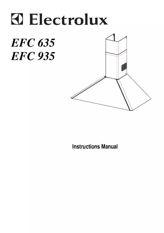 Mode d'emploi AEG-ELECTROLUX EFC635X/A