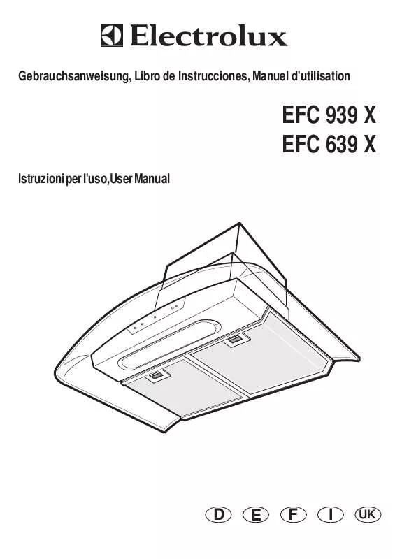 Mode d'emploi AEG-ELECTROLUX EFC639X-CH