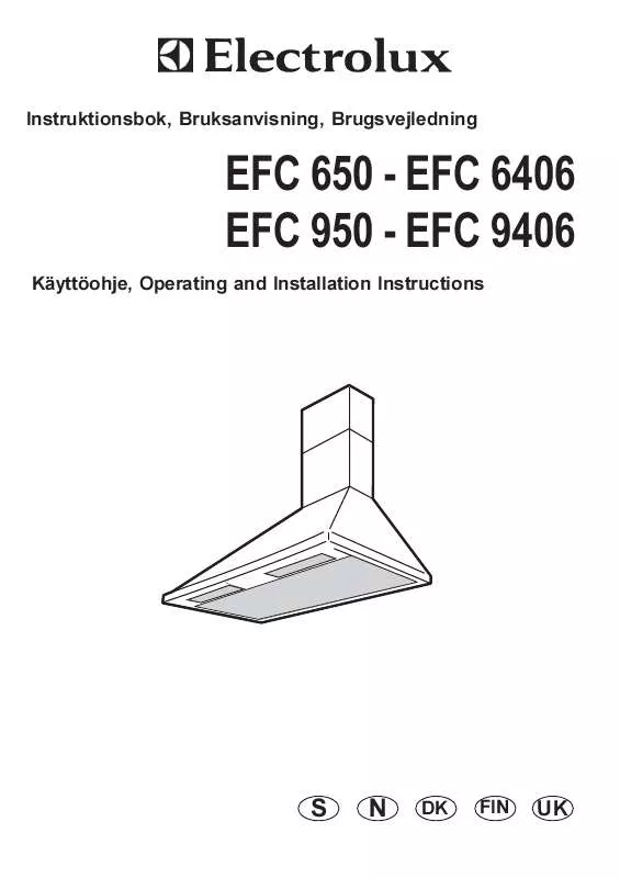 Mode d'emploi AEG-ELECTROLUX EFC6406X/S