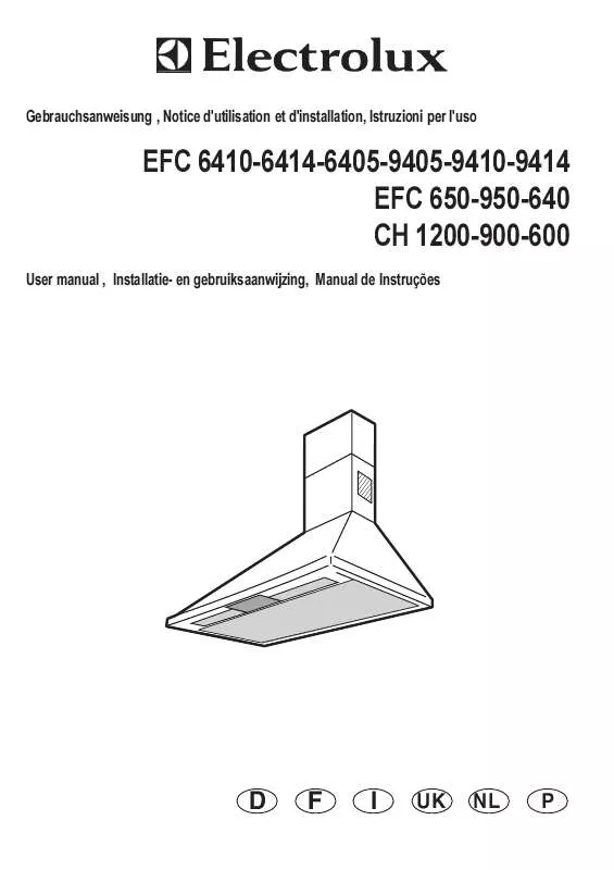 Mode d'emploi AEG-ELECTROLUX EFC6414X/EU