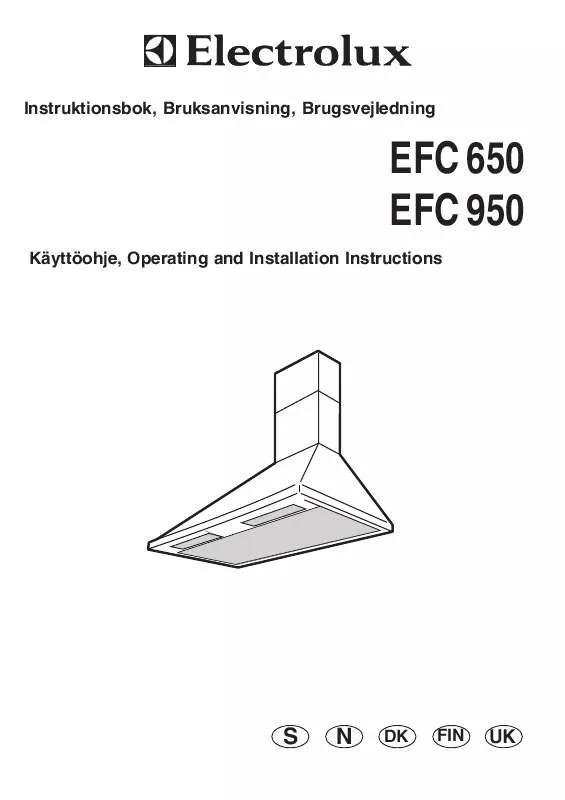 Mode d'emploi AEG-ELECTROLUX EFC650X/S